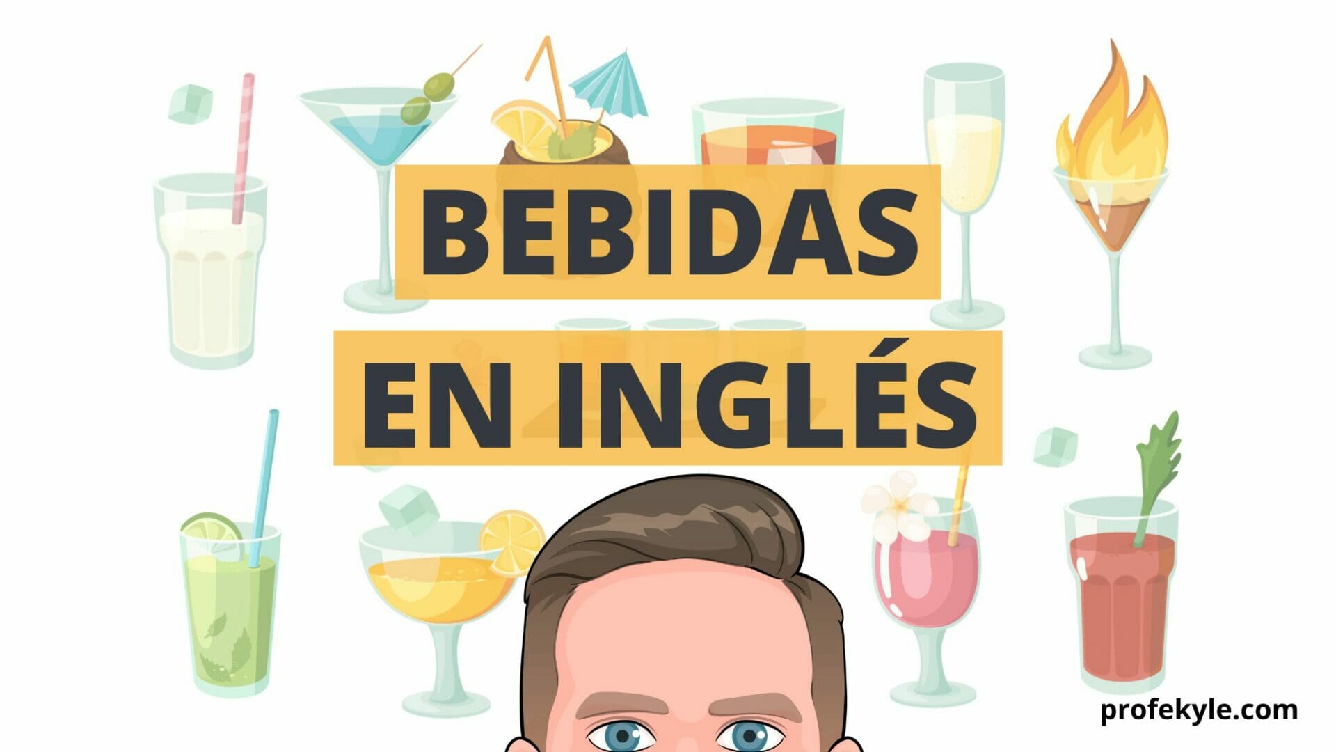 nombres de bebidas en inglés y español