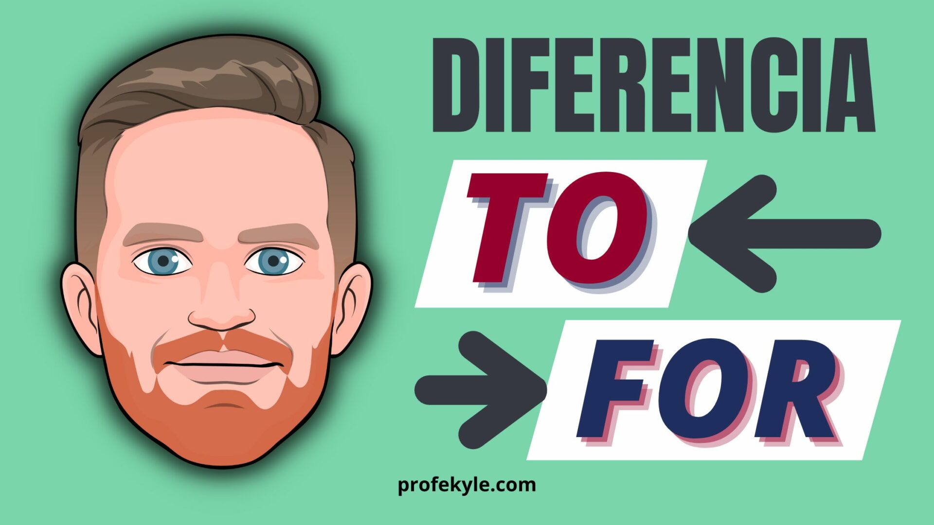 diferencia to for inglés